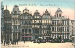 CPA Carte Postale Belgique Bruxelles Grand Place Maison Des Corporations 1907 VM74404 - Squares