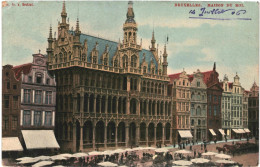 CPA Carte Postale Belgique Bruxelles Grand Place Maison Du Roi 1906 VM74407 - Squares