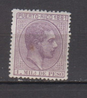 PUERTO RICO * 1881 YT N° 43 - Puerto Rico