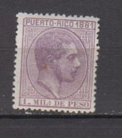 PUERTO RICO * 1881 YT N° 43 - Porto Rico