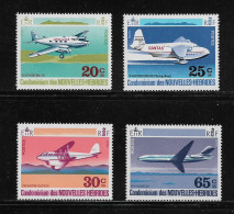 NOUVELLES HEBRIDES  ( DIV - 187 )  1972  N° YVERT ET TELLIER  N°  318/321    N** - Ongebruikt