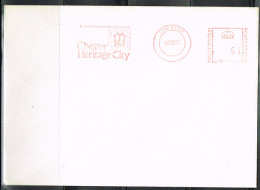 ARCH-L71 - GRANDE BRETAGNE EMA Chester Heritage City Sur Lettre 1975 - Macchine Per Obliterare (EMA)