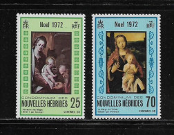 NOUVELLES HEBRIDES  ( DIV - 192 )  1972  N° YVERT ET TELLIER  N°  350/351    N** - Ongebruikt