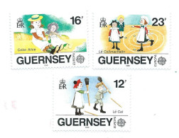 Guernsey 1989 ; EUROPA; Giochi Di Bambini, Children's Games : "Lé Cat ", Cats. New, - 1989