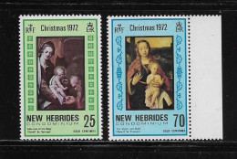 NOUVELLES HEBRIDES  ( DIV - 193 )  1972  N° YVERT ET TELLIER  N°  352/353    N** - Ungebraucht