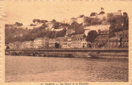 BELGIQUE - Namur - La Meuse Et La Citadelle - Carte Postale Ancienne - Namur