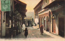 TUNISIE - Tunis - Rue Djamâa-es-Zitoun - Carte Postale Ancienne - Tunisia