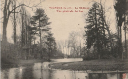 VIGNEUX  -  Le Château, Vue Générale Du Lac - Vigneux Sur Seine