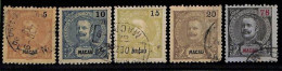 ZA0174b - MACAU Macao - STAMPS - Mundifil # 95 / 99    Used - Gebruikt