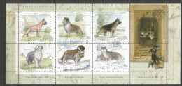 ARGENTINA YVERT NUM. 2095/2100 ** SERIE COMPLETA SIN FIJASELLOS FAUNA PERROS DE RAZA - Unused Stamps