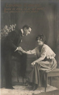 COUPLE - Emotion D'amour - Quand On Aime On Ne Sait Mentir Vos Attentions Me Font Plaisir - Carte Postale Ancienne - Couples