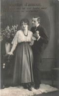 COUPLE - Emotion D'amour - Pour Vous Seul Bat Mon Tendre Coeur Vous Le Savez Bel Enchanteur - Carte Postale Ancienne - Couples