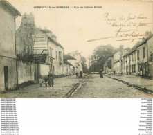 95 ARNOUVILLE-LES-GONESSE. Rue Du Colonel Driant 1917 Publicité Murale Dubonnet  Carte Devenue Rare.... - Arnouville Les Gonesses