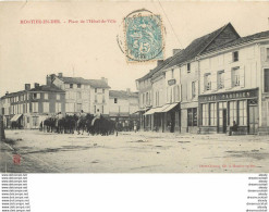 (D) 52 MONTIER-EN-DER. Militaires Devant Le Café Parisien Place Hôtel De Ville 1905 - Montier-en-Der