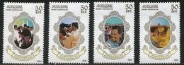 1996 Brunei Sultan's 50th Birthday  Complete Set Of 4 MNH - Brunei (1984-...)