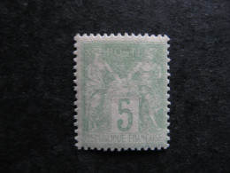 A). TB N° 106, Neuf X . - 1898-1900 Sage (Type III)