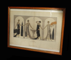 [MODE COUTURE STYLISME HAUTE-COUTURE GAZETTE Du BON TON ART DECO] BARBIER (Georges) - ''Cortège''. - Art Nouveau / Art Deco