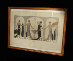 [MODE COUTURE STYLISME HAUTE-COUTURE GAZETTE Du BON TON ART DECO] BARBIER (Georges) - ''Cortège''. - Jugendstil / Art Déco