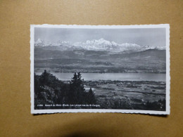 Massif Du Mont - Blanc , Lac Léman Vus De St. Cergue 1950  (9763) - Saint-Cergue