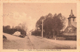 BELGIQUE - Rixensart - L'Eglise Et Le Monument Du Comte Félix De Merode - Carte Postale Ancienne - Rixensart