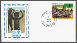 UPPER VOLTA FDC COVER - 1979 International Year Of The Child SET FDC (FDC79#06) - Upper Volta (1958-1984)