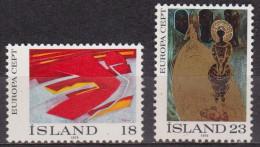Europa - Art Moderne - ISLANDE - Peinture  - N° 455-456 ** - 1975 - Unused Stamps