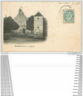 61 REMALARD. L'Eglise 1905. Affiches Byrrh Et Vichy Célestin - Remalard