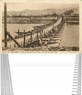 WW 68 CHALAMPE. Pont De Bateaux Sur Le Rhin Et La Forêt Noire 1936 - Chalampé