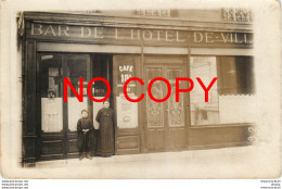 05 BRIANCON. Bar De L'Hôtel De Ville Maison Briançon. Photo Carte Postale Rare Vers 1917 - Briancon