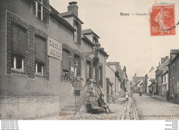 (GA) 51 BAYE. Grande Rue Affiche Chocolat Menier 1910 (état Impeccable)... - Bazancourt