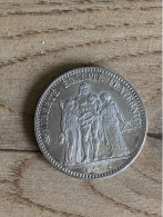 5 Francs Français Argent 1876 - 5 Francs