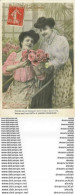 WW SAINTE-CATHERINE. Bouquet De Fleurs Et Belles Chevelures 1907 à Firminy - Sainte-Catherine