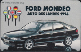 GERMANY S16/94 Ford Modeo - Auto Des Jahres 1994 - Car - S-Series : Sportelli Con Pubblicità Di Terzi