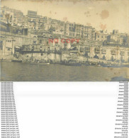 MALTA MALTE. Photo Carte Postale Du Port Marché Aux Poissons (ombres Huileuses)... - Malte