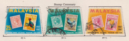 MALAYSIA - 1967 Stamp Centenary Set Hinged Mint - Fédération De Malaya