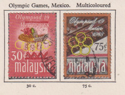 MALAYSIA - 1968 Olympic Games Set Hinged Mint - Federation Of Malaya