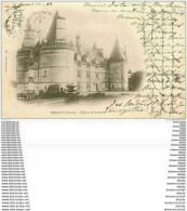 86 GENCAY. Château De La Roche 1902 écriture Croisée - Gencay