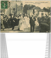 79 LA MOTHE-SAINT-HERAY. Les Rosières Revenant De L'Eglise 1913 - La Mothe Saint Heray