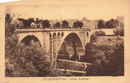 LUXEMBOURG - Pont Adolphe - Carte Postale Ancienne - Luxemburg - Town