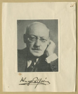 Hugo Alfven (1872-1960) - Swedish Composer & Violinist - Signed Photo - Stockholm 40s - Sänger Und Musiker