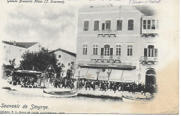 Cpa Smyrne Grande Brasserie Pilsen J. KRAEMER RARE ! Turquie 1902 Turkey Postcard Izmir Edit Dermont 2 Scans - Turkey