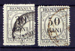 Rumänien Porto Nr.50 + 51               O  Used                (1043) - Postage Due