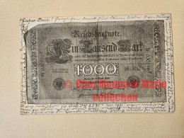 1902 CPA BILLET 1000 DM BERLIN DE PAUL BERGMANN POUR PAUL BARBAZIN ROUEN - Wilmersdorf