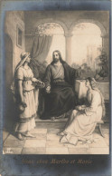 RELIGIONS & CROYANCES - Jésus Chez Marthe Et Marie - Carte Postale Ancienne - Gesù