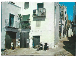 CALLE TIPICA / RUE TYPIQUE / TYPICAL STREET.- PEÑISCOLA/ CASTELLON.- ( ESPAÑA ) - Castellón