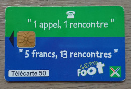 France - 1999 - Télécarte 50 Unités -   Jeux - LOTO FOOT - 1999