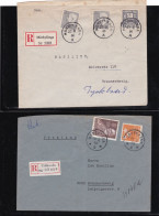 4 R-Briefe 1960/66 - Storia Postale
