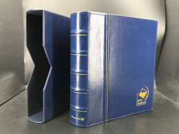 Deutsche Post Ringbinder/ Kassette Blau Pro Collect Mit 10 Hüllen Gebraucht (7921 - Komplettalben