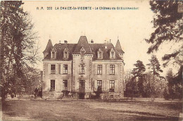 -dpts Div -ref-BL529- Vendée - La Chaize Le Vicomte - Château De Guelignageau - Châteaux - - La Chaize Le Vicomte