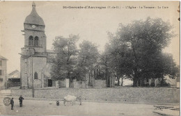 SAINT GERVAIS D'AUVERGNE - L'église - La Terrasse - La Cure - Saint Gervais D'Auvergne